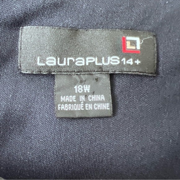 Laura Plus Navy Blue Shift Dress Size 18 Formal - Picture 12 of 13